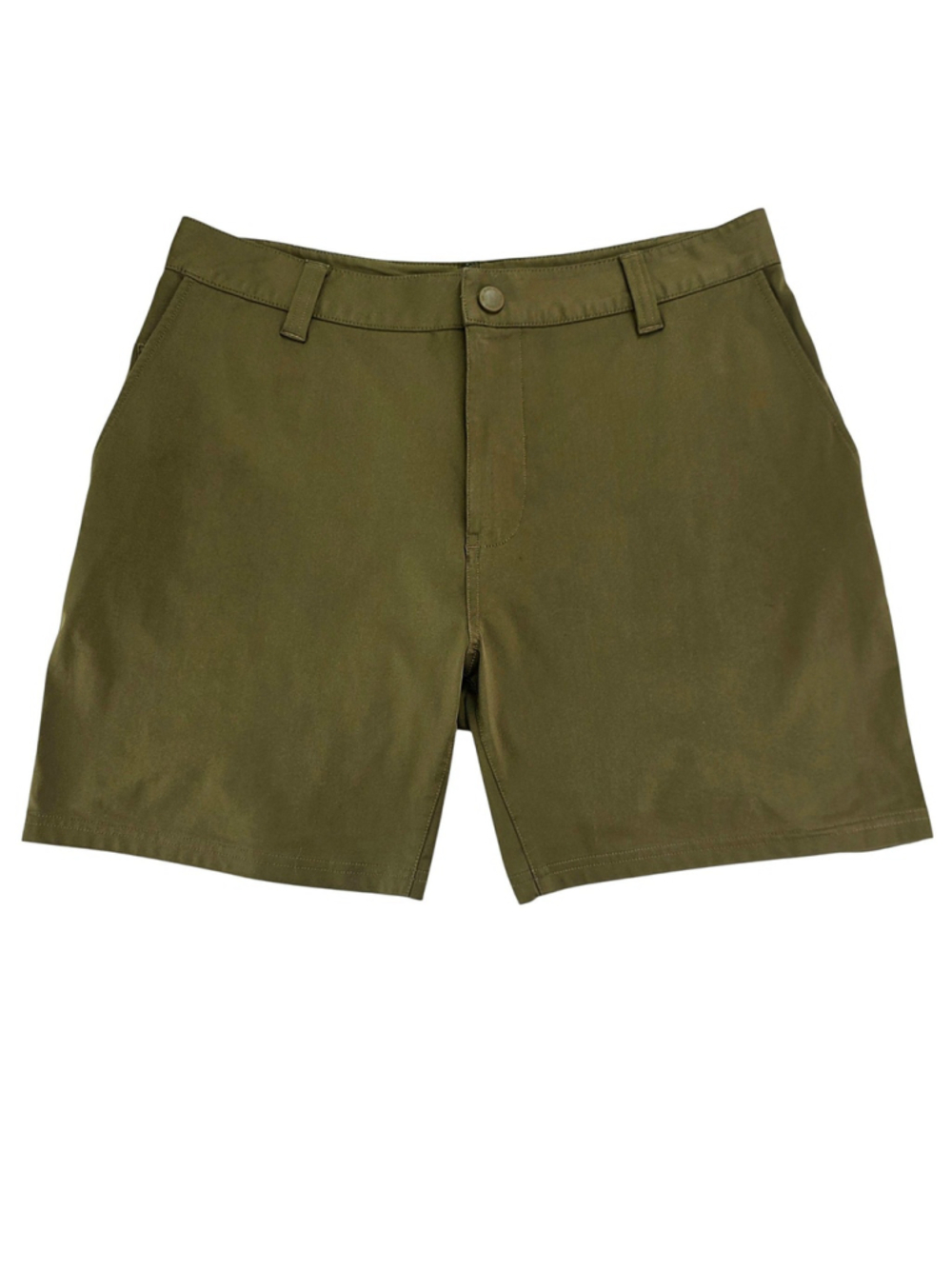 Rhone Commuter 7" Shorts Mens 34 Olive Green Stretch Performance Golf